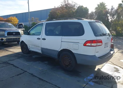 2002 Toyota Sienna Le from USA, damaged, VIN 4T3ZF13C12U447260